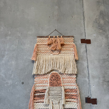 Modern Fiber Art Tapestry/Wall Hanging