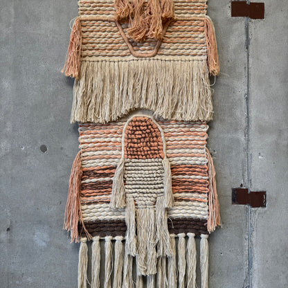 Modern Fiber Art Tapestry/Wall Hanging