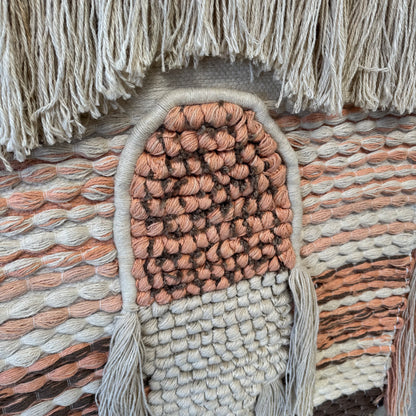 Modern Fiber Art Tapestry/Wall Hanging