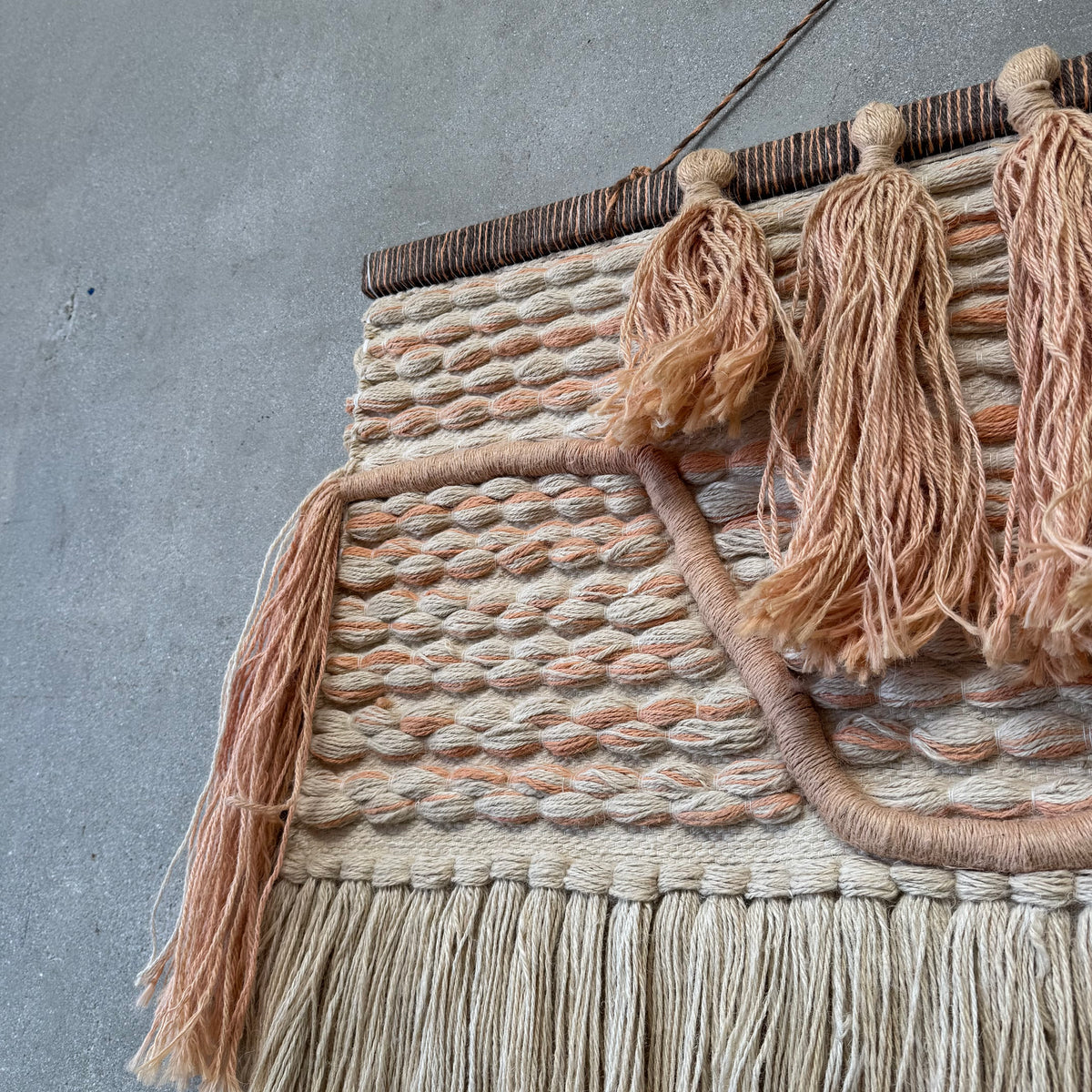 Modern Fiber Art Tapestry/Wall Hanging
