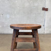 Antique Rustic Low Stool