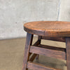 Antique Rustic Low Stool