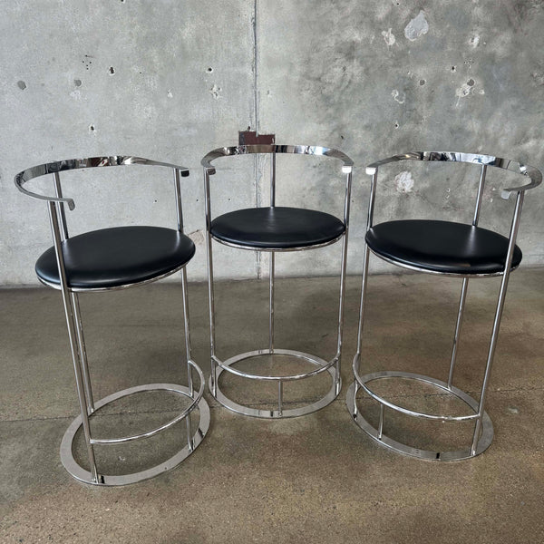Set of Three Vintage Interlude Home Bar Stools