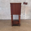 Late 19th Century Antique French Louis XV Style Carved Nightstand With Marble Top