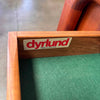 Dyrlund Mid Century Modern Danish Tambour Credenza Dresser