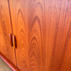 Dyrlund Mid Century Modern Danish Tambour Credenza Dresser