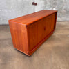 Dyrlund Mid Century Modern Danish Tambour Credenza Dresser