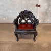 Asian Hand Carved Dragon Chair