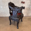 Asian Hand Carved Dragon Chair