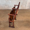 Vintage Wood Two-Seater Theater Seat Set