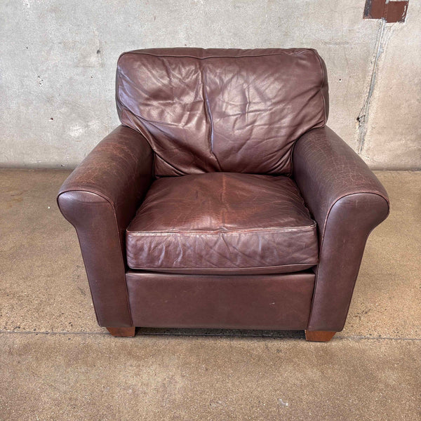 Leather Arm Chair By American Leather Co. #1