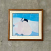 "Banana Leaf" Pegge Hopper '78 Koa Wood Frame