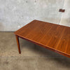 Skovby, Denmark Walnut Dining Table With Six Leaves