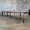 Skovby, Denmark Walnut Dining Table With Six Leaves