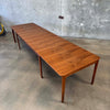 Skovby, Denmark Walnut Dining Table With Six Leaves