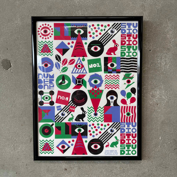 Vintage Shepard Fairey Studio Number One Poster