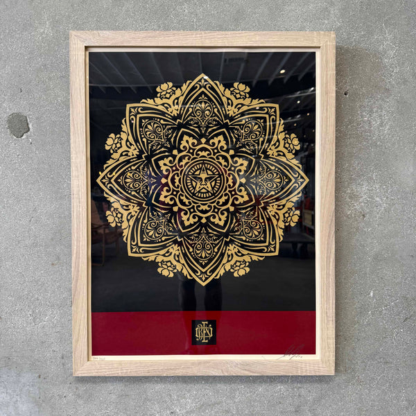 Signed Shepard Fairey Mandala
