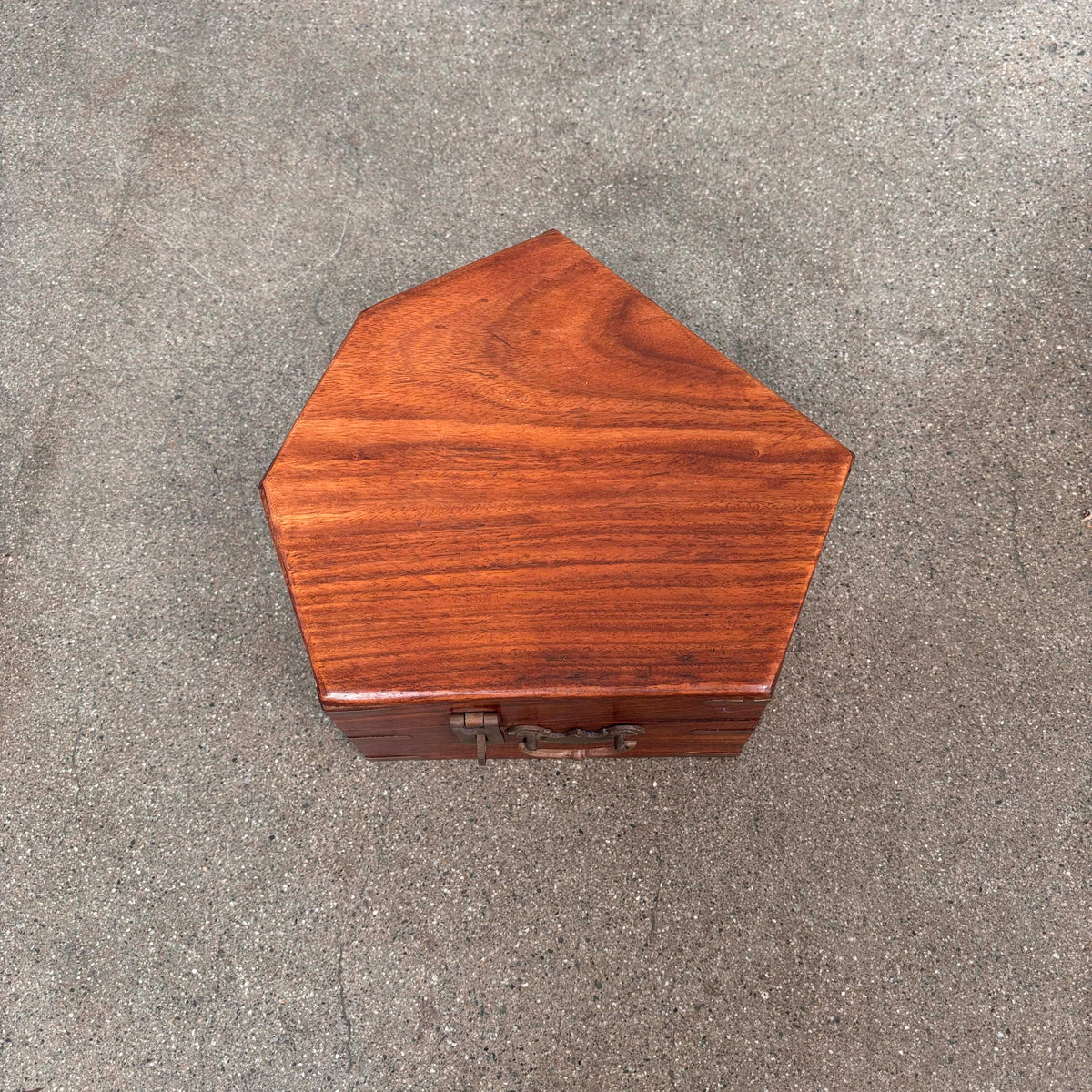 Crazy Wood Hexagon Box