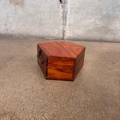 Crazy Wood Hexagon Box
