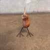 "The Bird Is The Word" Wooden Bird Sculpture