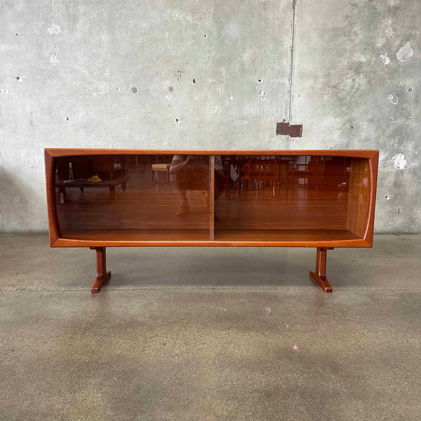 Teak Bookcase/ Display Case by HP Hansen C. 1960's