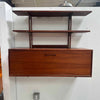 Mid Century Single Bay Walnut Wall Unit