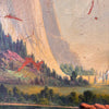Antique Original Oil Painting Of Yosemite
