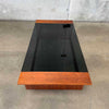 Mid Century Walnut & Smoke Glass Coffee Table By Gerald McCabe