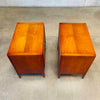 Mid Century Nightstands John Stuart "Facade" Walnut