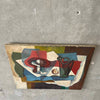 1950's Abstract Oil Painting On Canvas