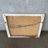 1950's Abstract Oil Painting On Canvas