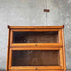 Vintage Oak Lawyers Bookcase