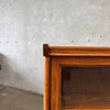 Vintage Oak Lawyers Bookcase