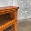 Vintage Oak Lawyers Bookcase