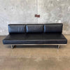 Cassina Le Corbusier LC5 Black Leather Daybed Made in Italy