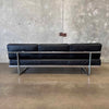 Cassina Le Corbusier LC5 Black Leather Daybed Made in Italy