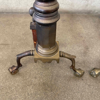 Antique Brass & Cast Irons Andirons