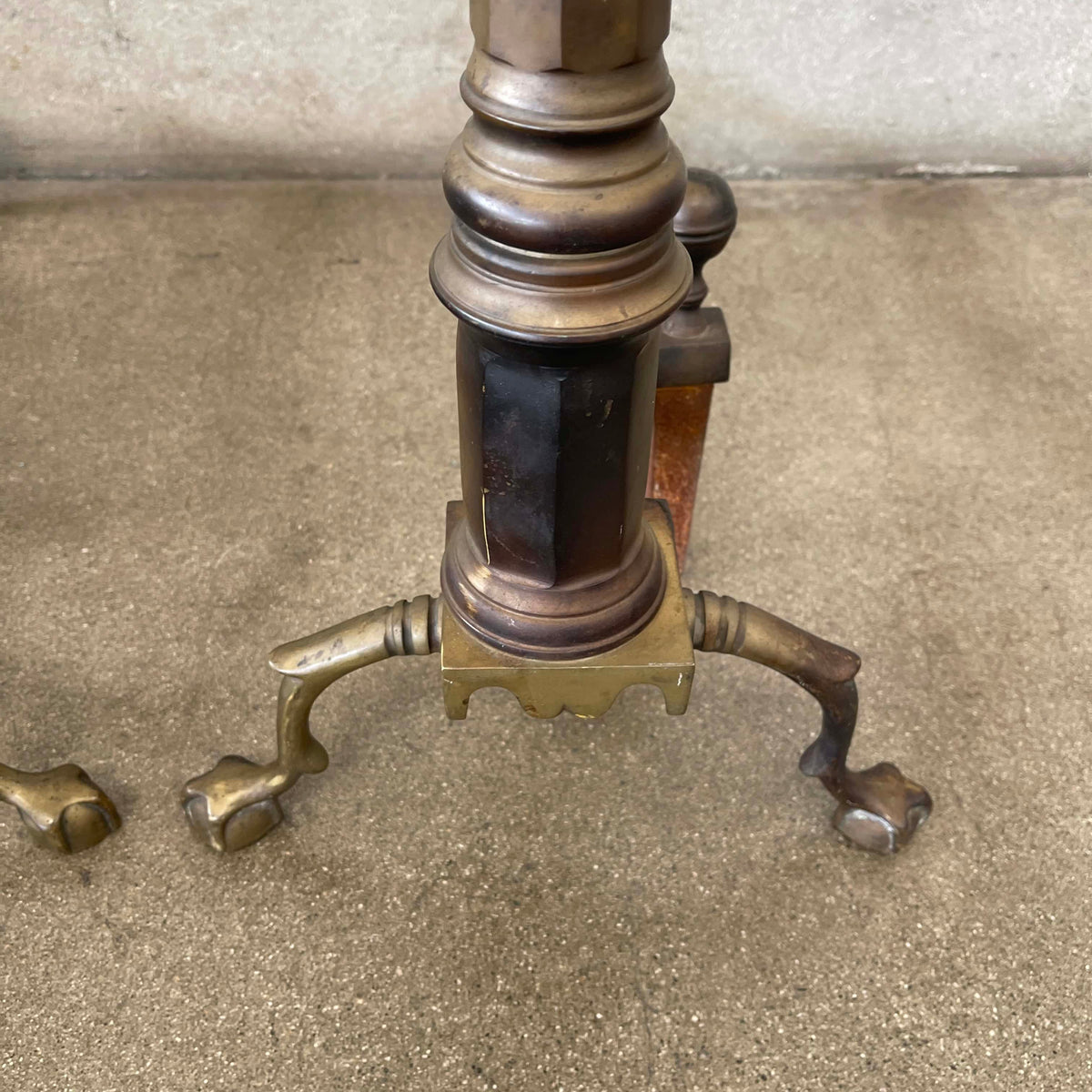 Antique Brass & Cast Irons Andirons