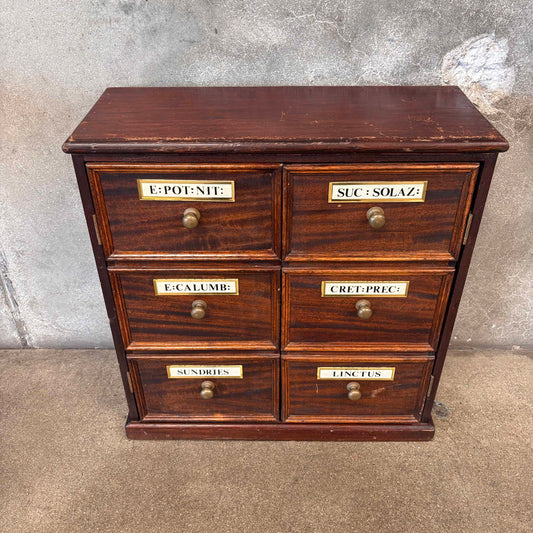 Antique Apothecary Cabinet