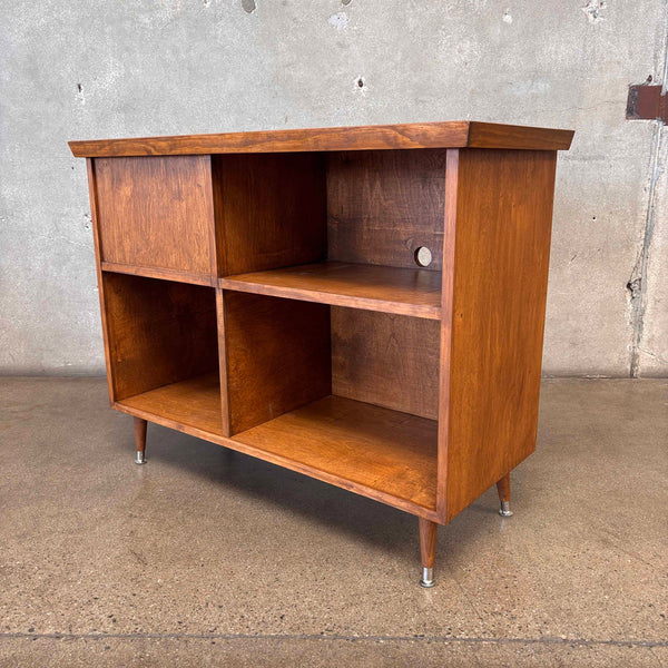 Stereo Turntable Console with Record Storage