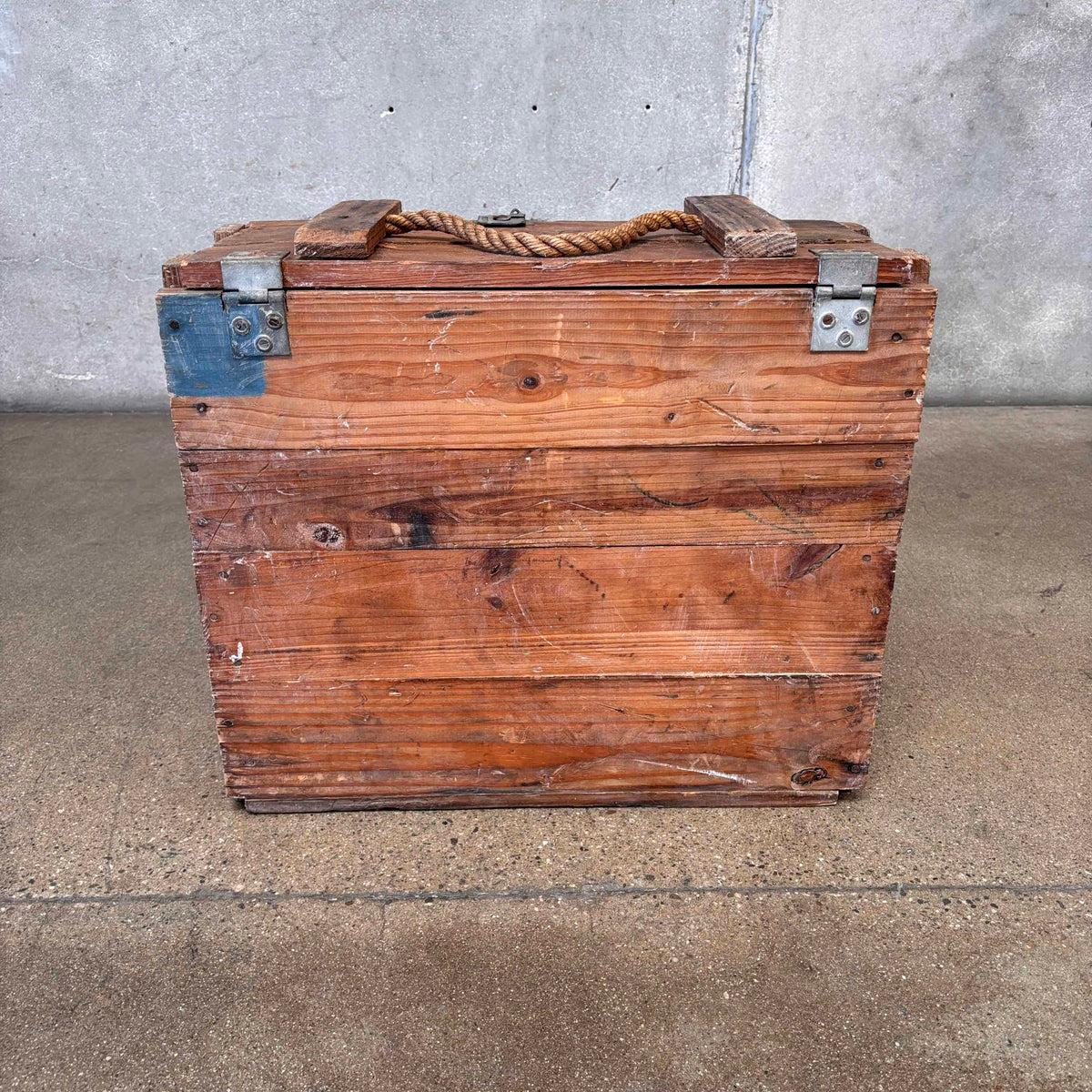 Vintage Military Wooden Ammo Crate