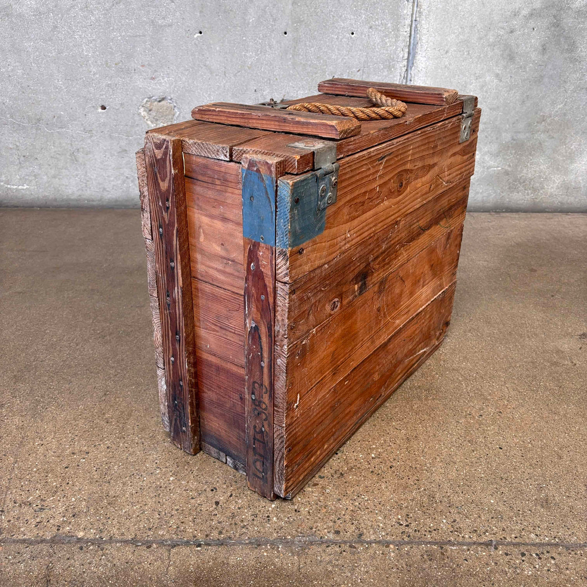 Vintage Military Wooden Ammo Crate