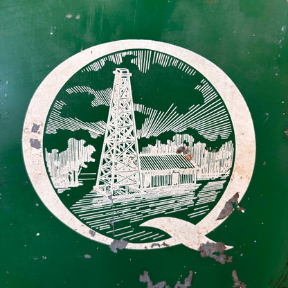 Vintage Quaker State Motor Oil Double Sided Sign