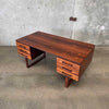 Mid Century Rosewood Dyrlund Desk - Denmark Circa 1960