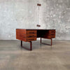 Mid Century Rosewood Dyrlund Desk - Denmark Circa 1960