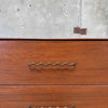 Mid Century Modern Mahogany & Brass Credenza By John Keal