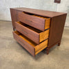 Mid Century Modern Mahogany & Brass Credenza By John Keal