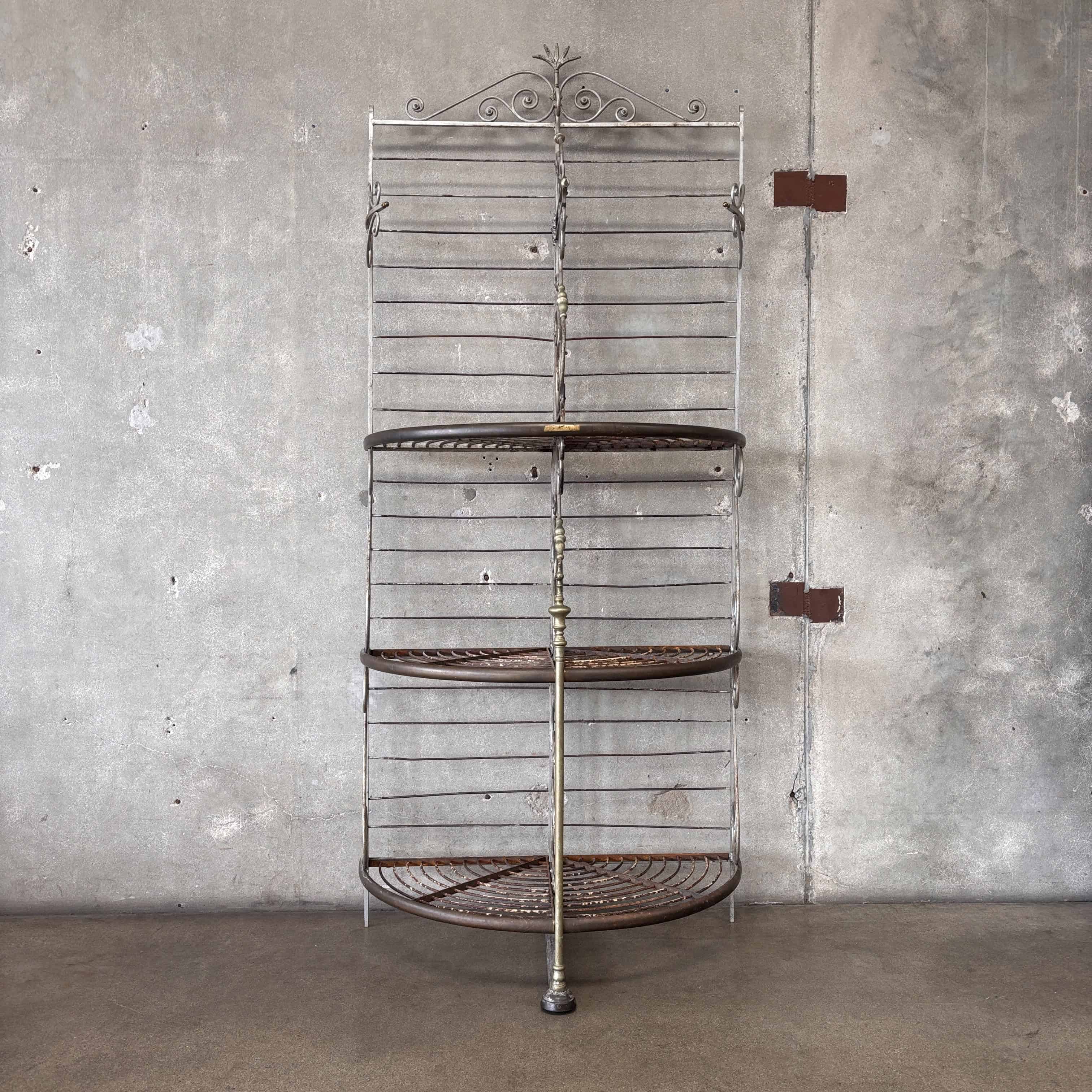 bakers rack plant stand Antique French Bakers / Plant Rack Made in France