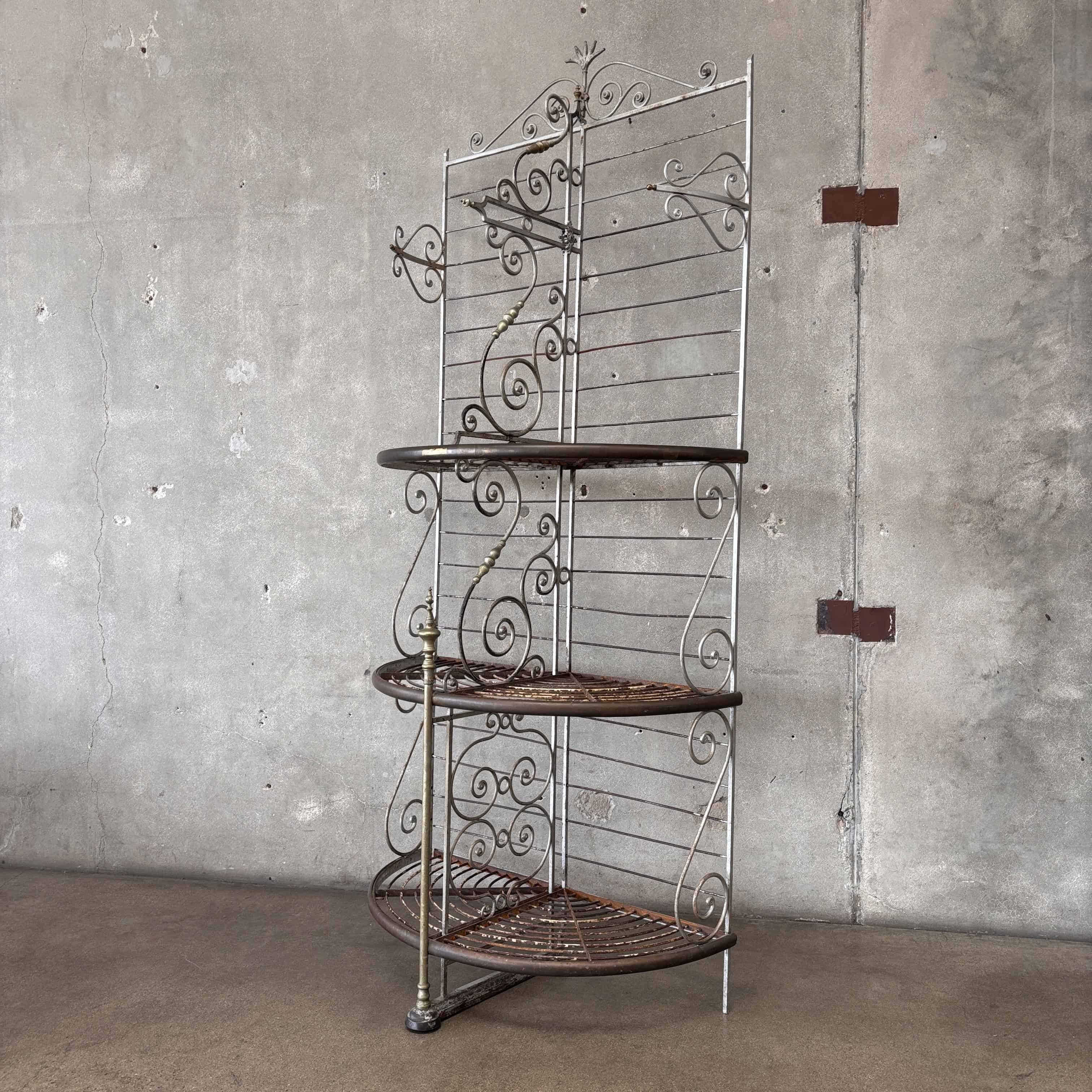 baker's rack for plants Antique French Bakers / Plant Rack Made in France
