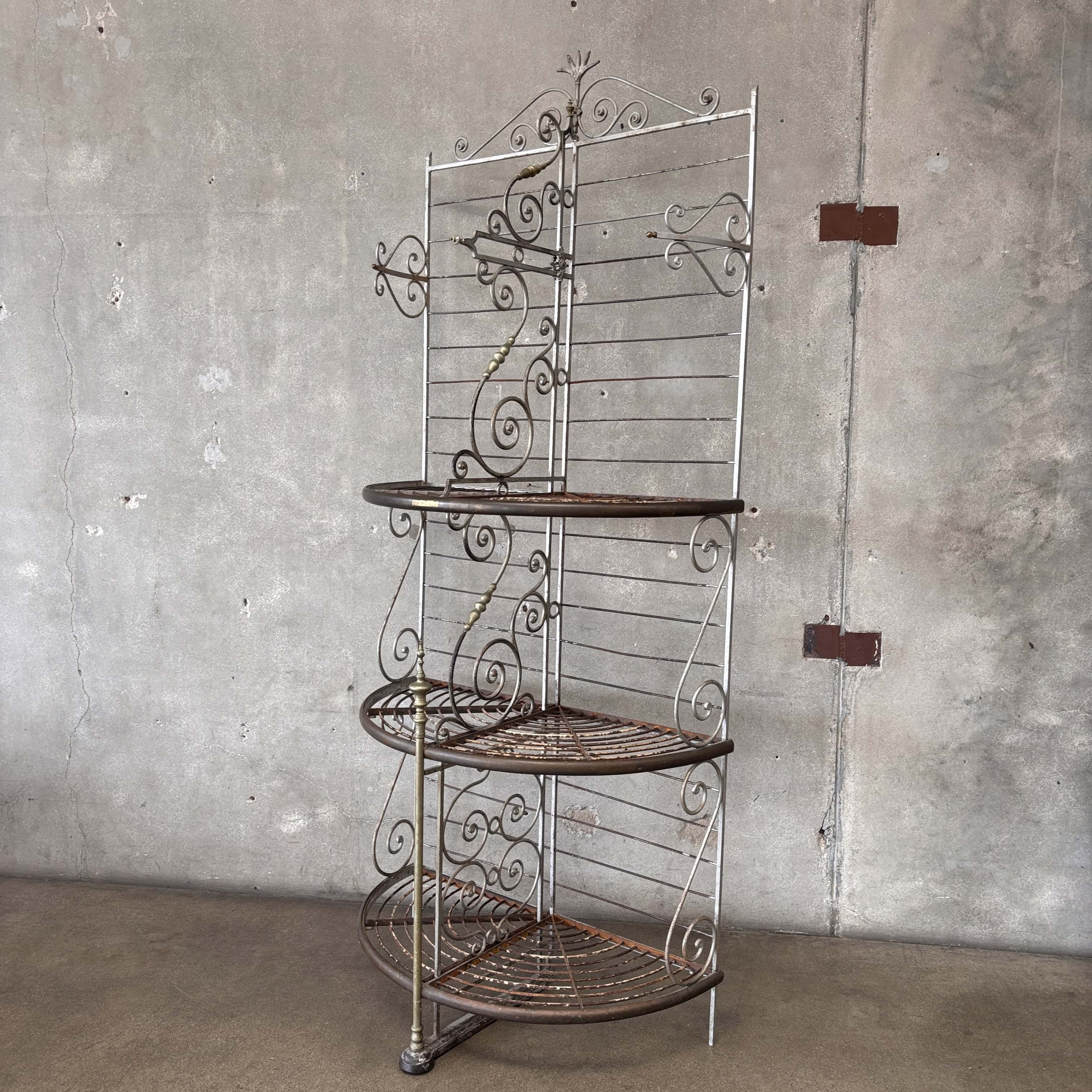 bakers rack plants Antique French Bakers / Plant Rack Made in France